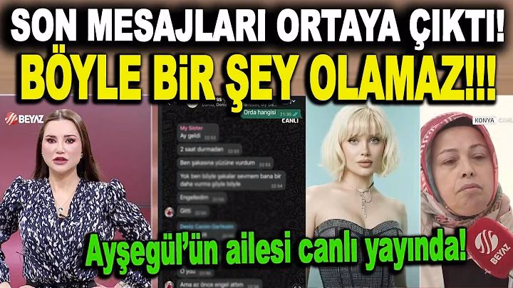 Yayın kesitinden görsel